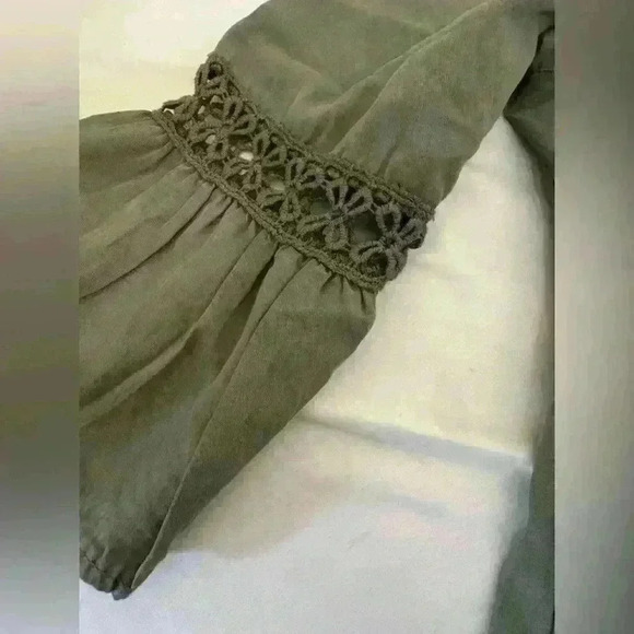 NWT Valentina Naldi 100% Tencel Boho Cottagecore crochet Dress size XL - Picture 3 of 9